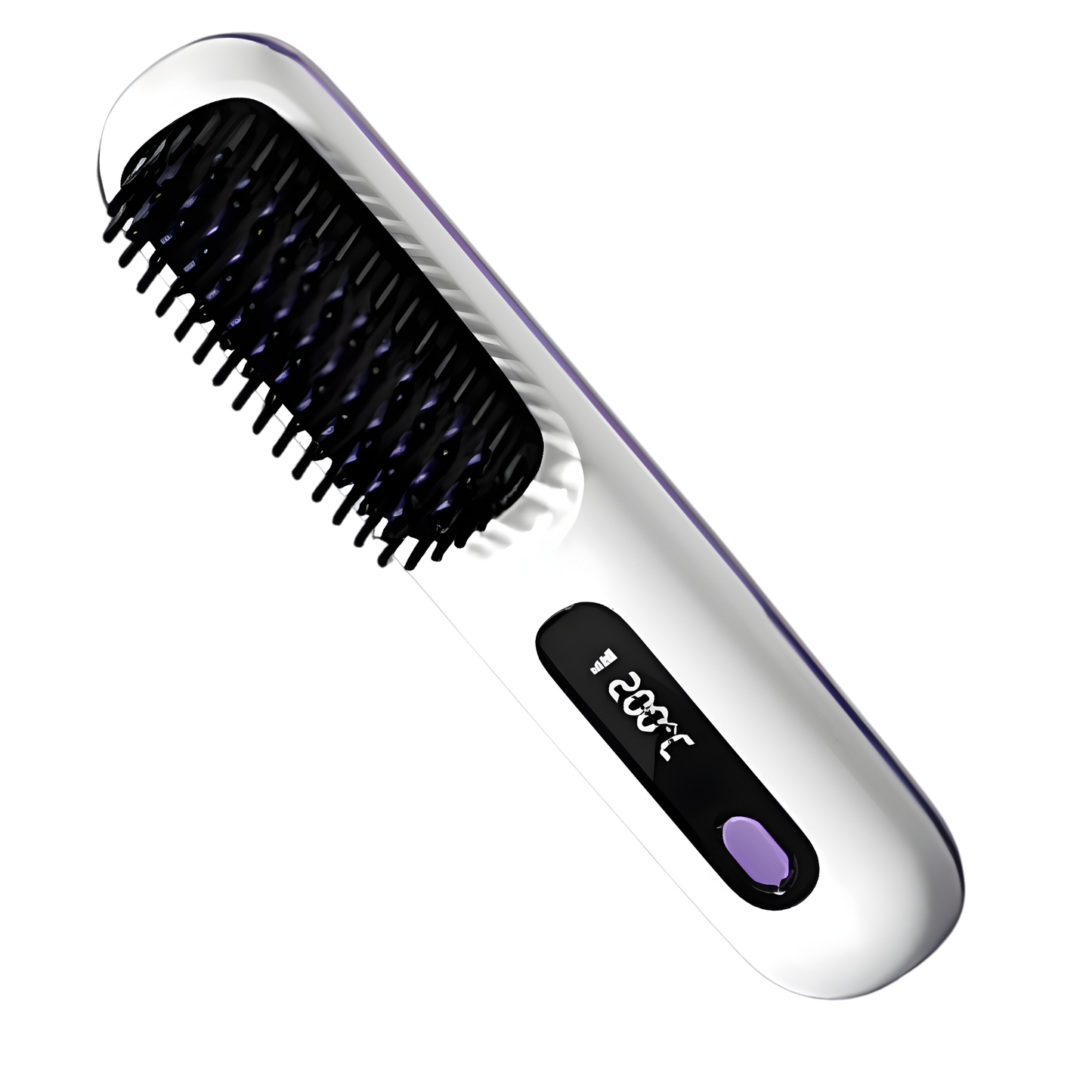 Portable Hair Brush Straightener